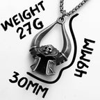 PENDRA Solamond Skull Motif Necklace