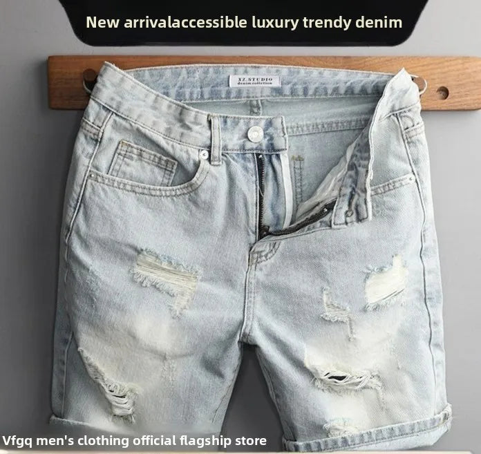 PENDRA Light Blue Korean Shorts
