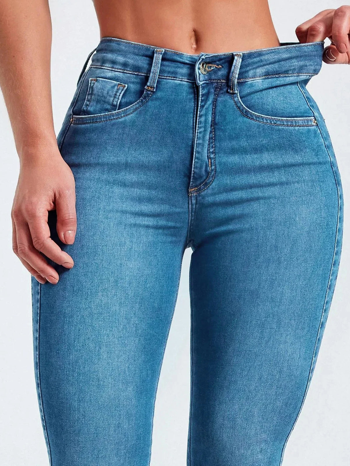 Hip Lifting Sexy Tight Jeans, High Stretch Slim Fit Comfortable Jeans, Women's Jeans And Clothing