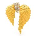 PENDRA Aurelwing Large Golden Wing Brooch