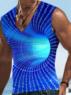 PENDRA Printed Sports Sleeveless T-Shirt