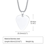 PENDRA Guitar Music Unique Pendant Necklace