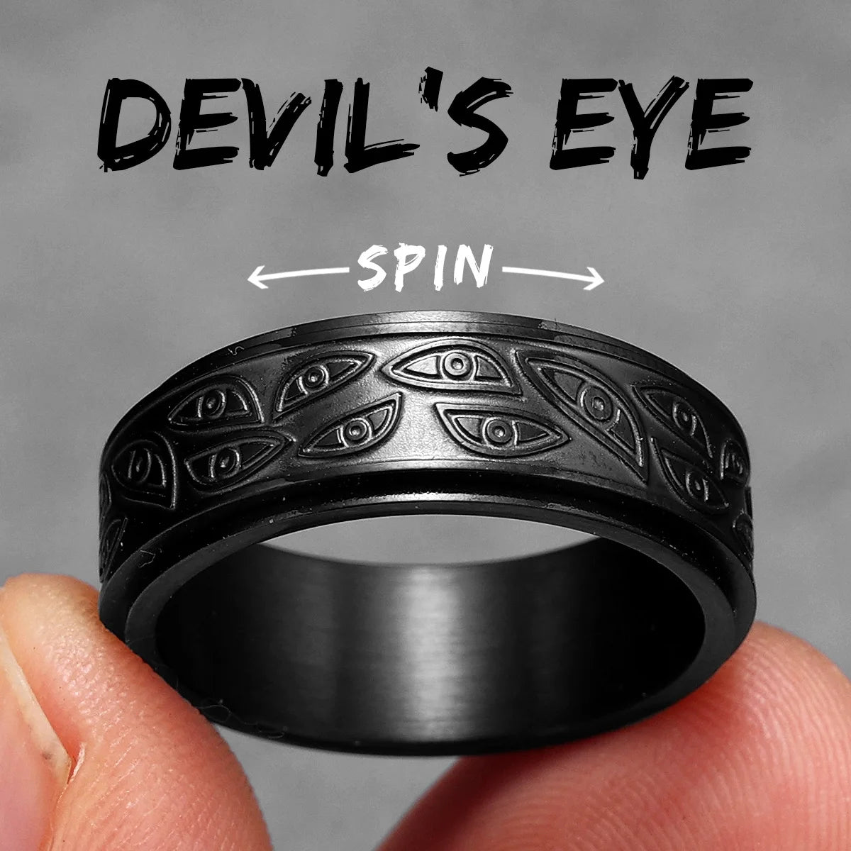 PENDRA Devil Multi Eyes Ring