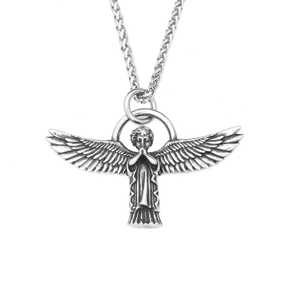 PENDRA Guardianangel Praying Hand Angel Pendant