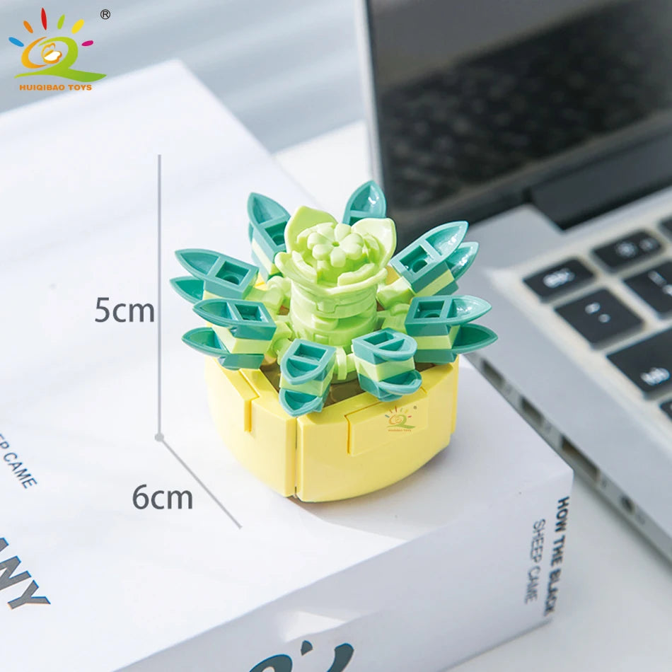 PENDRA Succulent Potted Floral Building Set