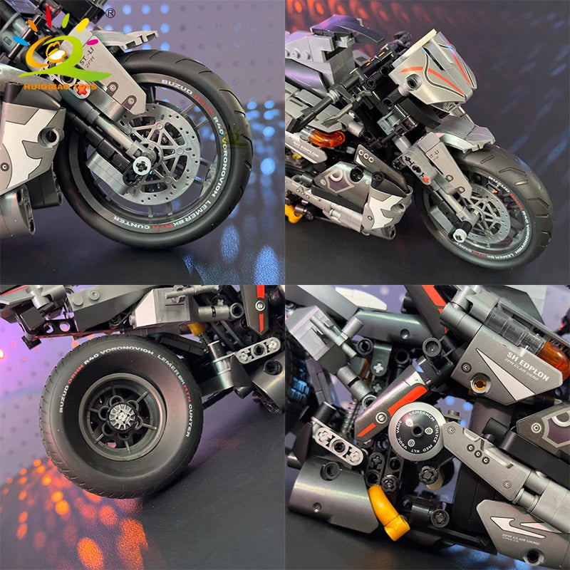 PENDRA High Tech Motorbike Toy Set