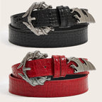 PENDRA Zaraarae Leather Black Designer Belt