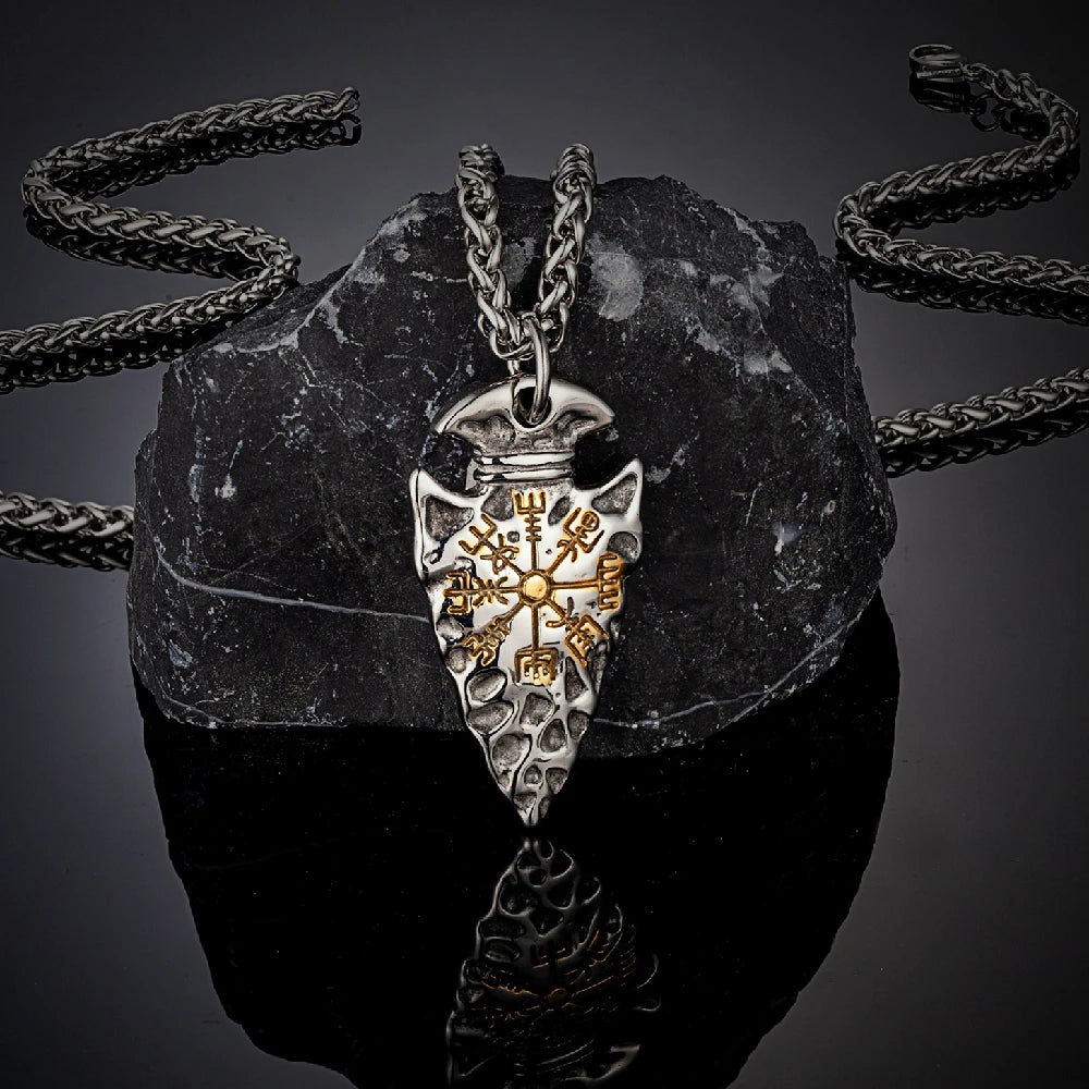 PENDRA Compass Gold Necklace