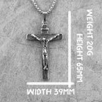 PENDRA Wrenlith Cross Charm Necklace