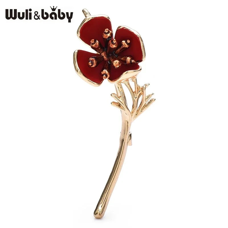 PENDRA Birdflora Bird and Flower Brooch