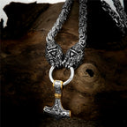 PENDRA Wolf Norse Pendant Necklace