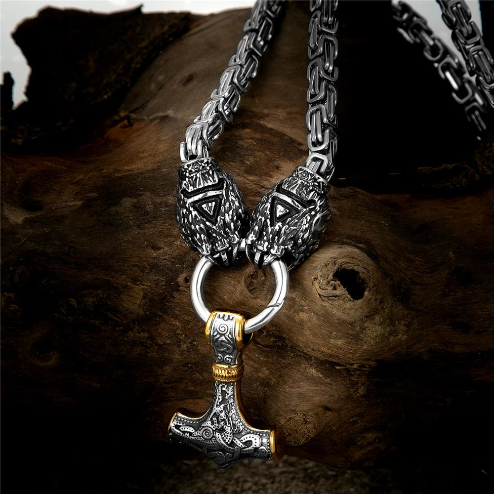 PENDRA Wolf Norse Pendant Necklace