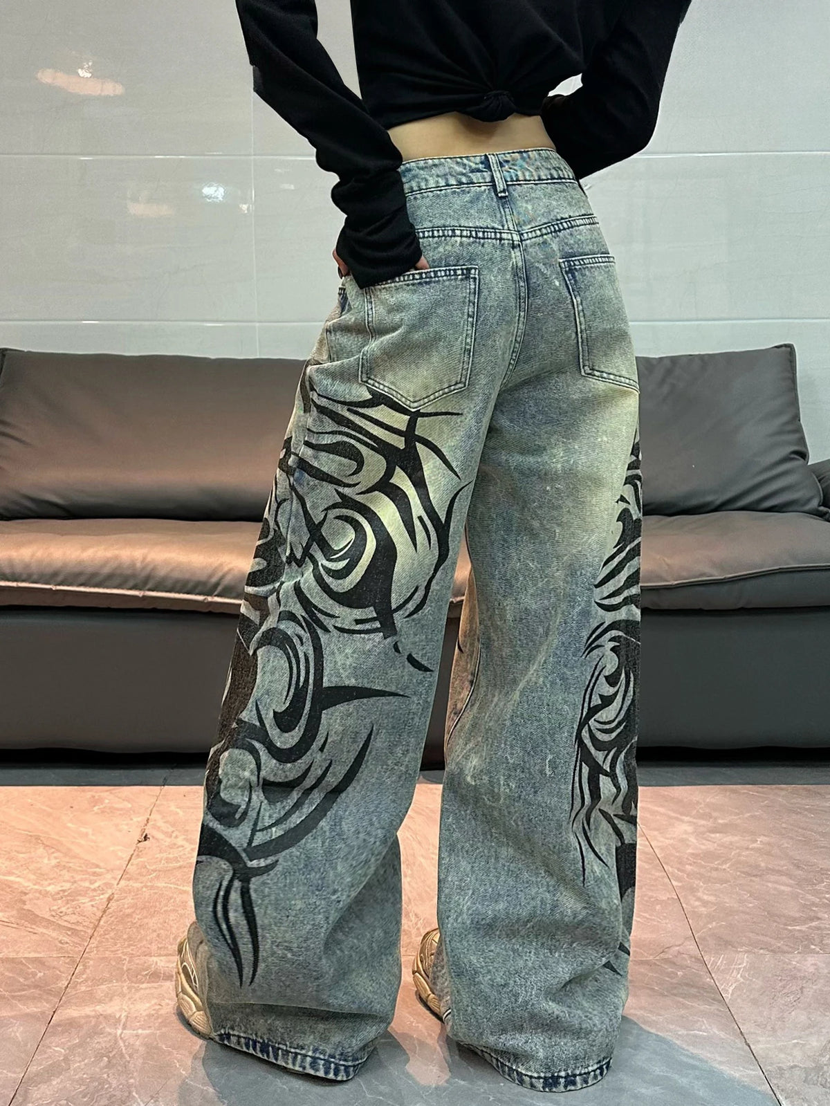 PENDRA American Washed Distressed Jeans