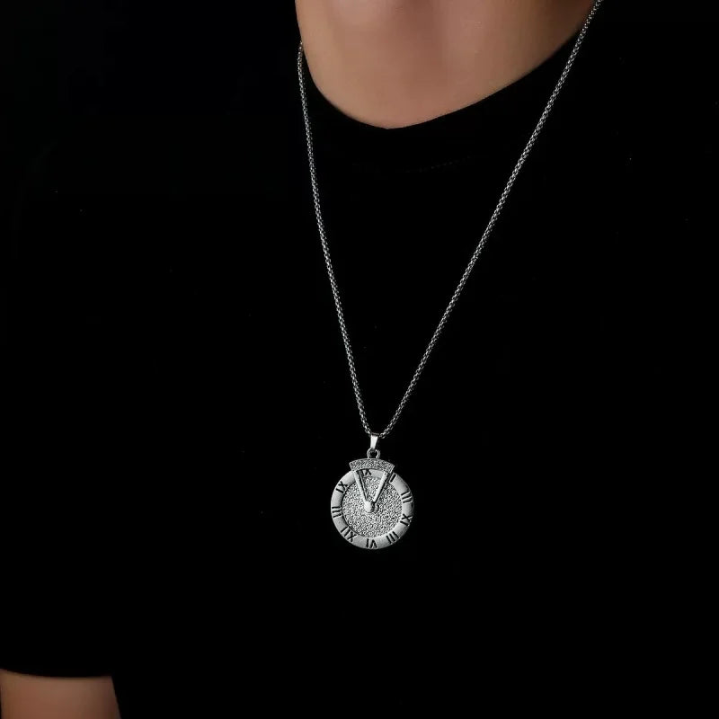 PENDRA Romansteel European Roman Numeral Pendant