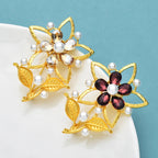 PENDRA Florielle2 Rhinestone Brooch