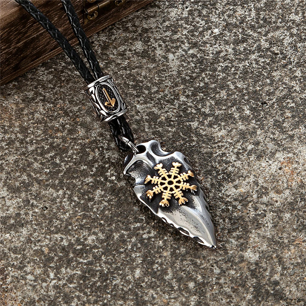 PENDRA Rune Vegvisir Necklace