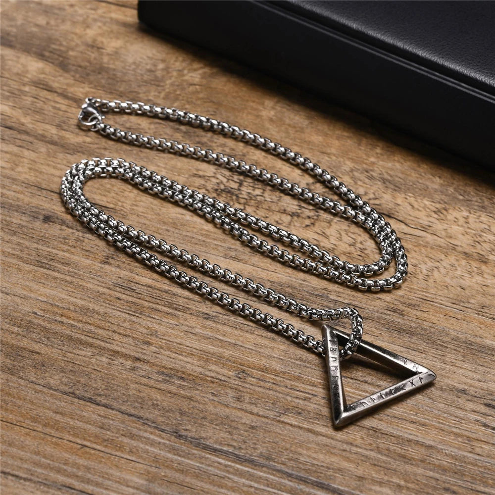 PENDRA Rune Norse Futhark Necklace