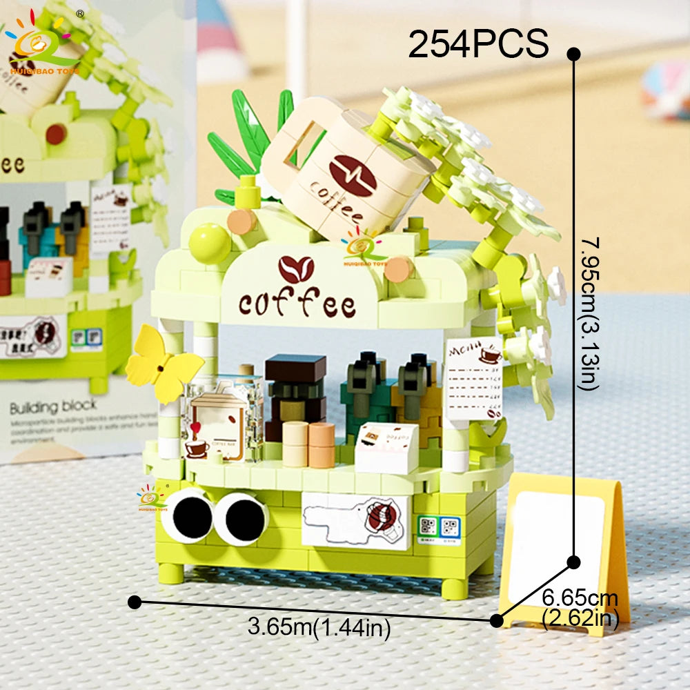 PENDRA Cute Food Micro Building Set