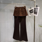PENDRA Micro Flared Fake Two Pants