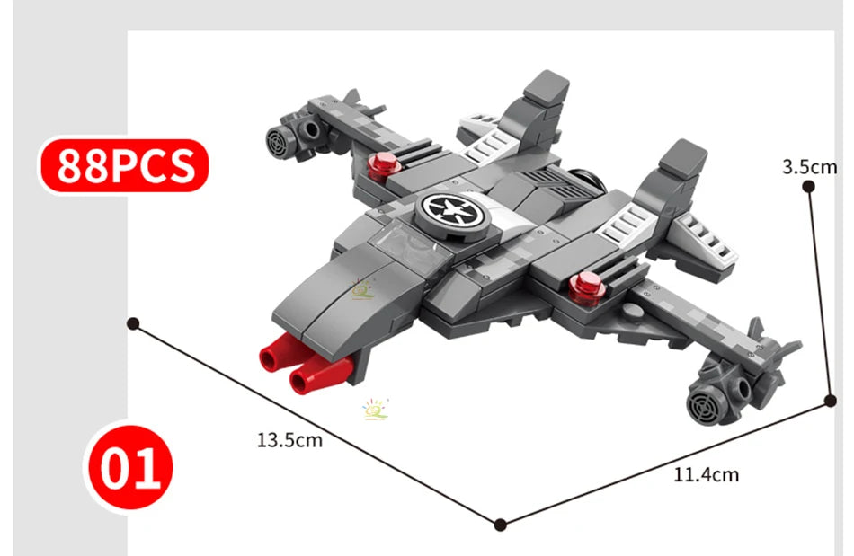 PENDRA Military Tank Plane Building Set
