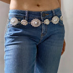 PENDRA Demiaya Metal Elegant Slim Waist Chain Belt