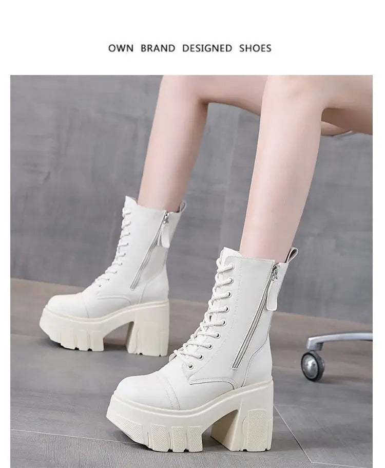 PENDRA Ultra Thick Soled Boots