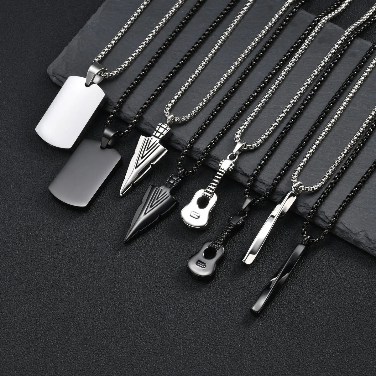 PENDRA Guitar Dog Dog Tag Necklace