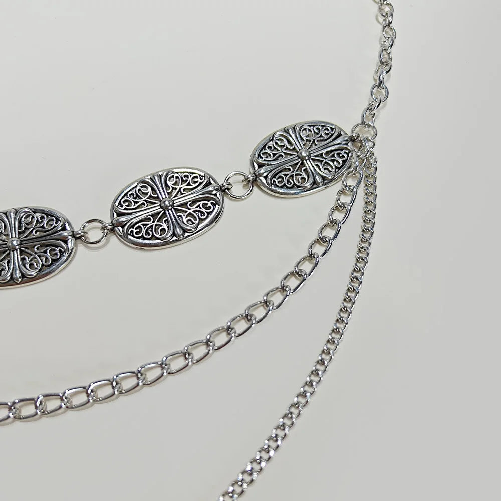 PENDRA Noraorae Silver Tassel Luxury Belt