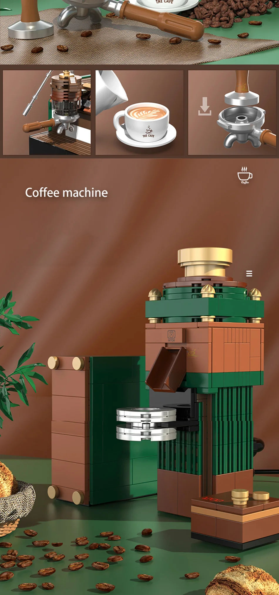 PENDRA Coffee Machine Friend Building Set