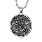 PENDRA Michaelguardian Stainless Steel Archangel Pendant
