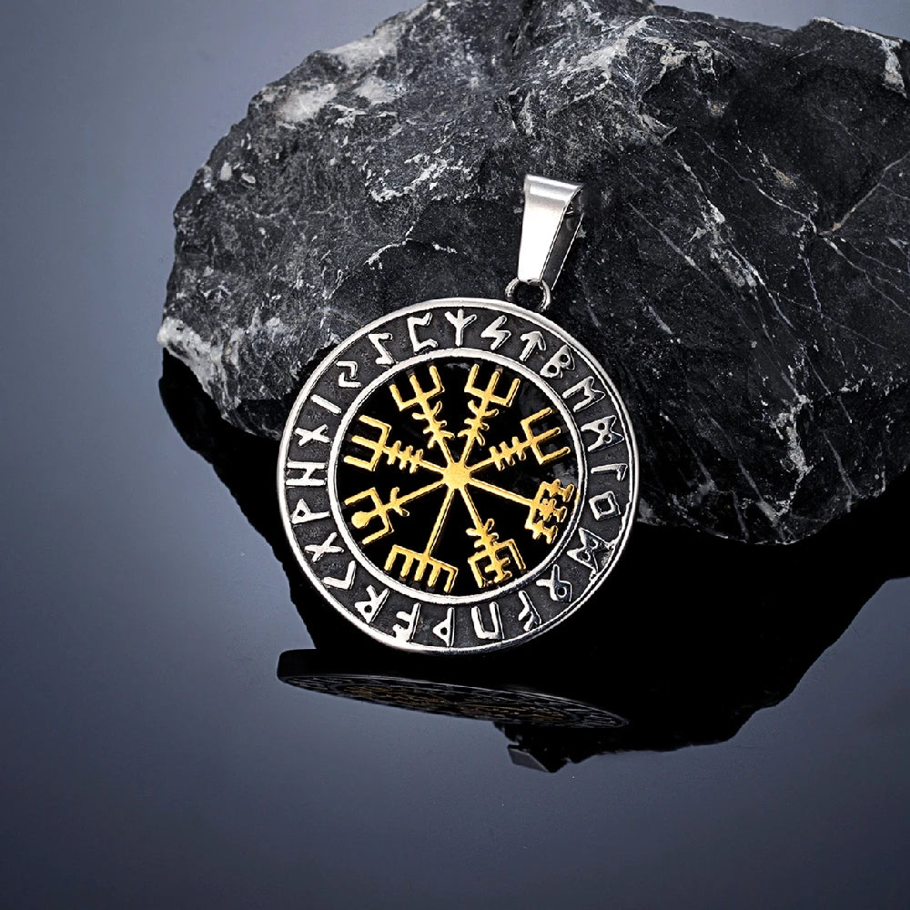 PENDRA Rune Compass Necklace