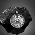 PENDRA Crow Rune Norse Necklace