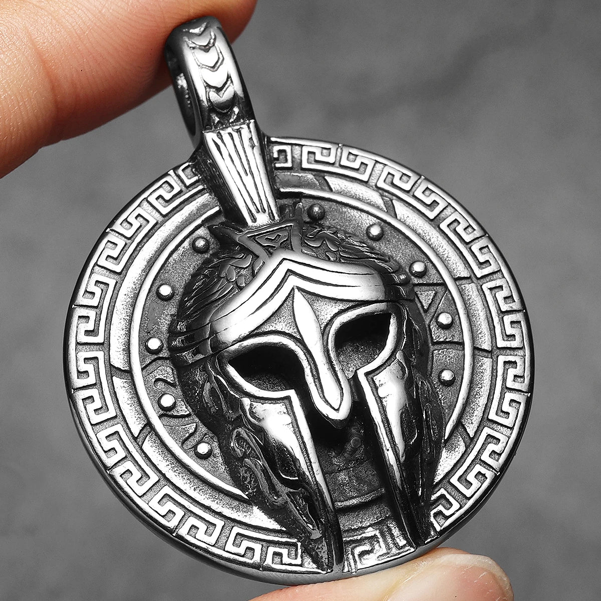 PENDRA Roman Warriors Steel Necklace