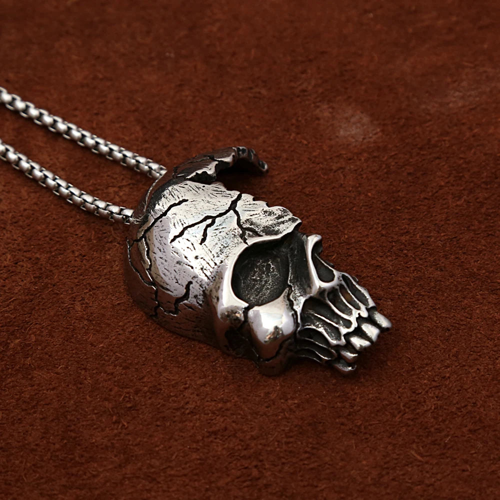 PENDRA Skullpunk Gothic Skull Pendant
