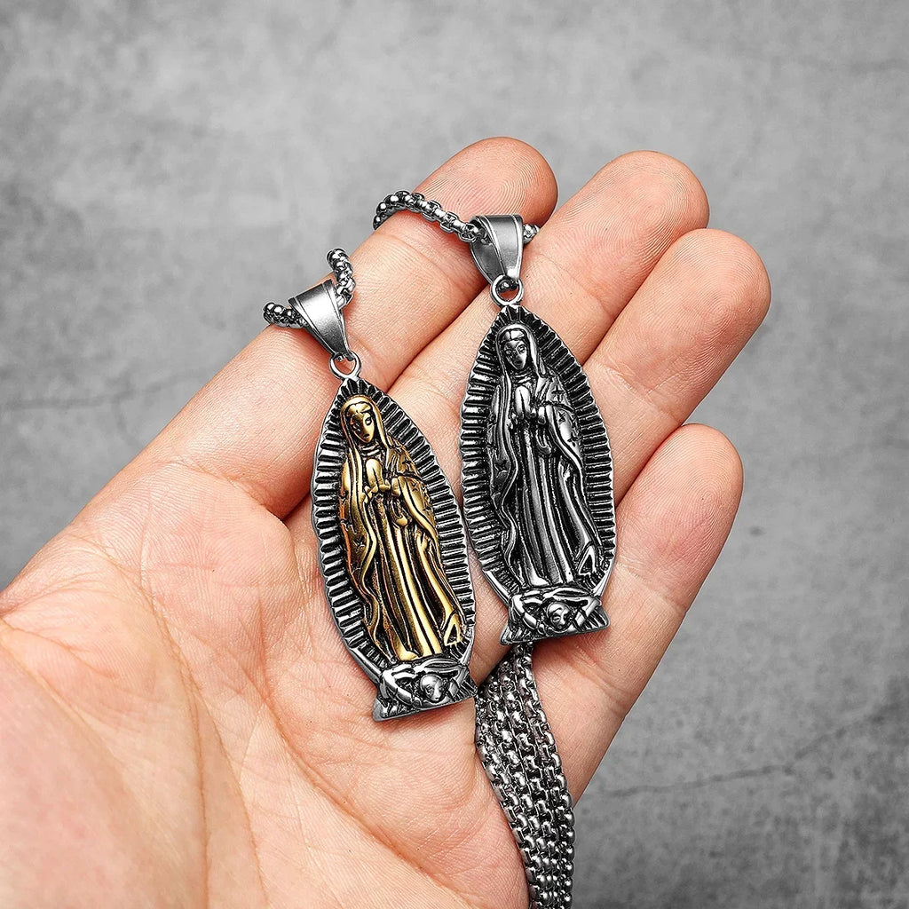 PENDRA Xanthyn Mary Charm Necklace