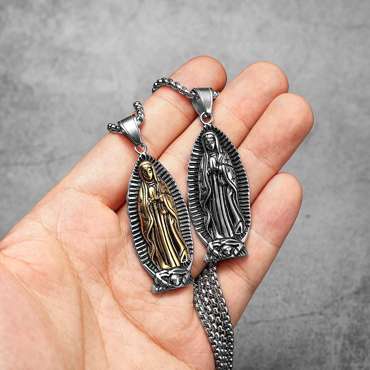 PENDRA Xanthyn Mary Charm Necklace