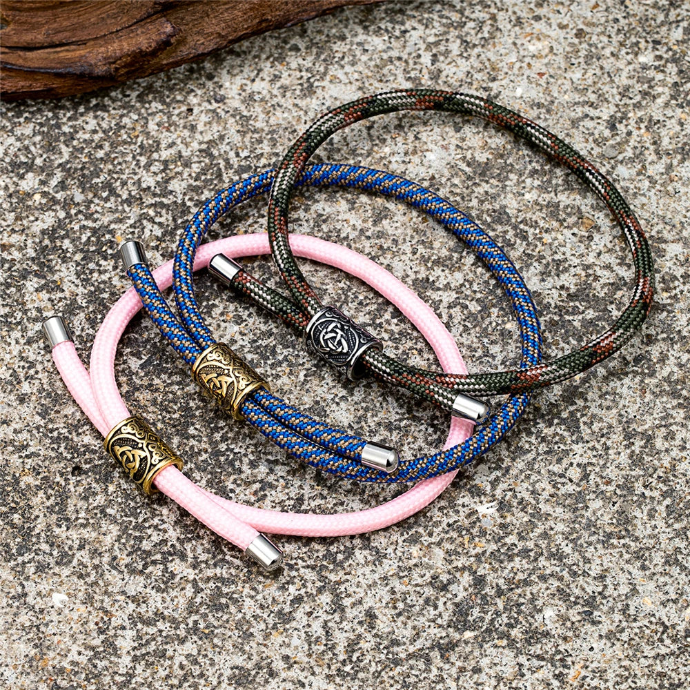 PENDRA Rune Adjustable Steel Bracelet