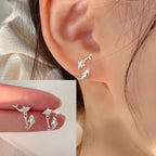 PENDRA Dolphins Sterling Silver Earrings