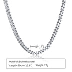 PENDRA Franco 3Mm Chain Necklace