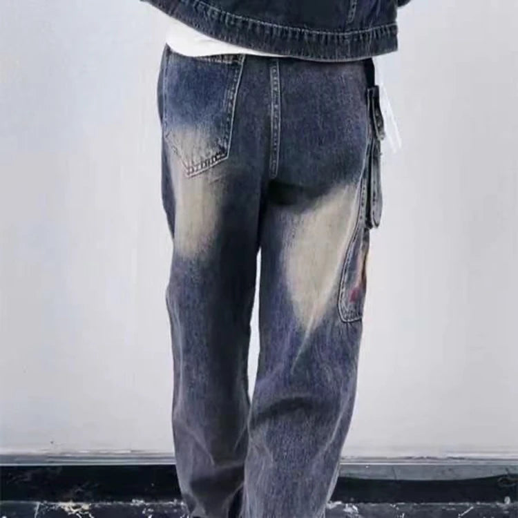 PENDRA Willow Rivet Diamond Pocket Jeans