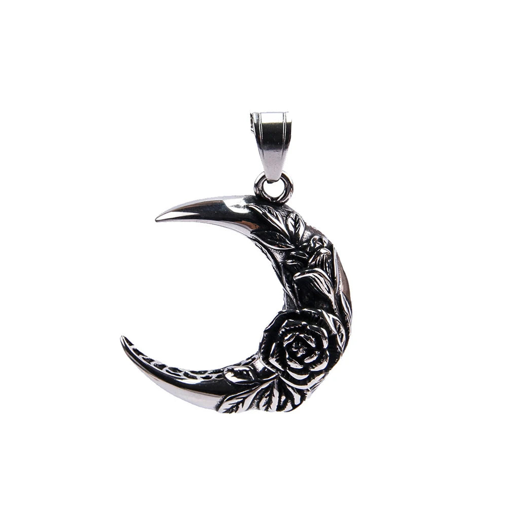 PENDRA Rosalia Stainless Steel Rose Pendant