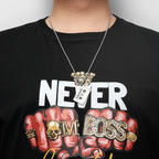 Rock Cassette Tape Stainless Steel Men Women Necklaces Pendants Chain Punk HipHop Fashion Jewelry Creativity Gift Wholesale