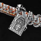 PENDRA Holy Bible Steel Necklace