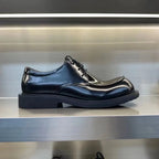 PENDRA Leather Cowhide Big Shoes