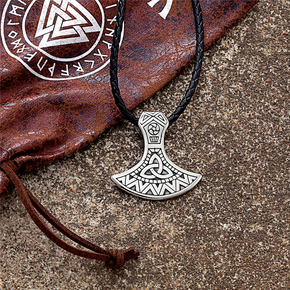 PENDRA Rune Axes Necklace