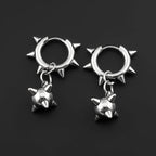 PENDRA Spikewave Sphere Drop Earrings
