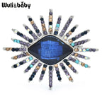 PENDRA Gaze Sparkling Crystal Eye Brooch