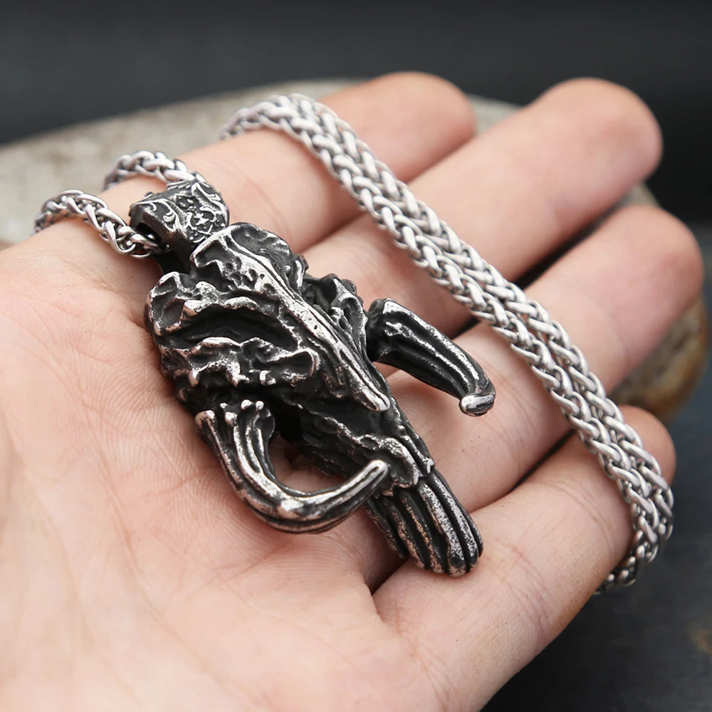PENDRA Mandalorian Black Stainless Steel Ring