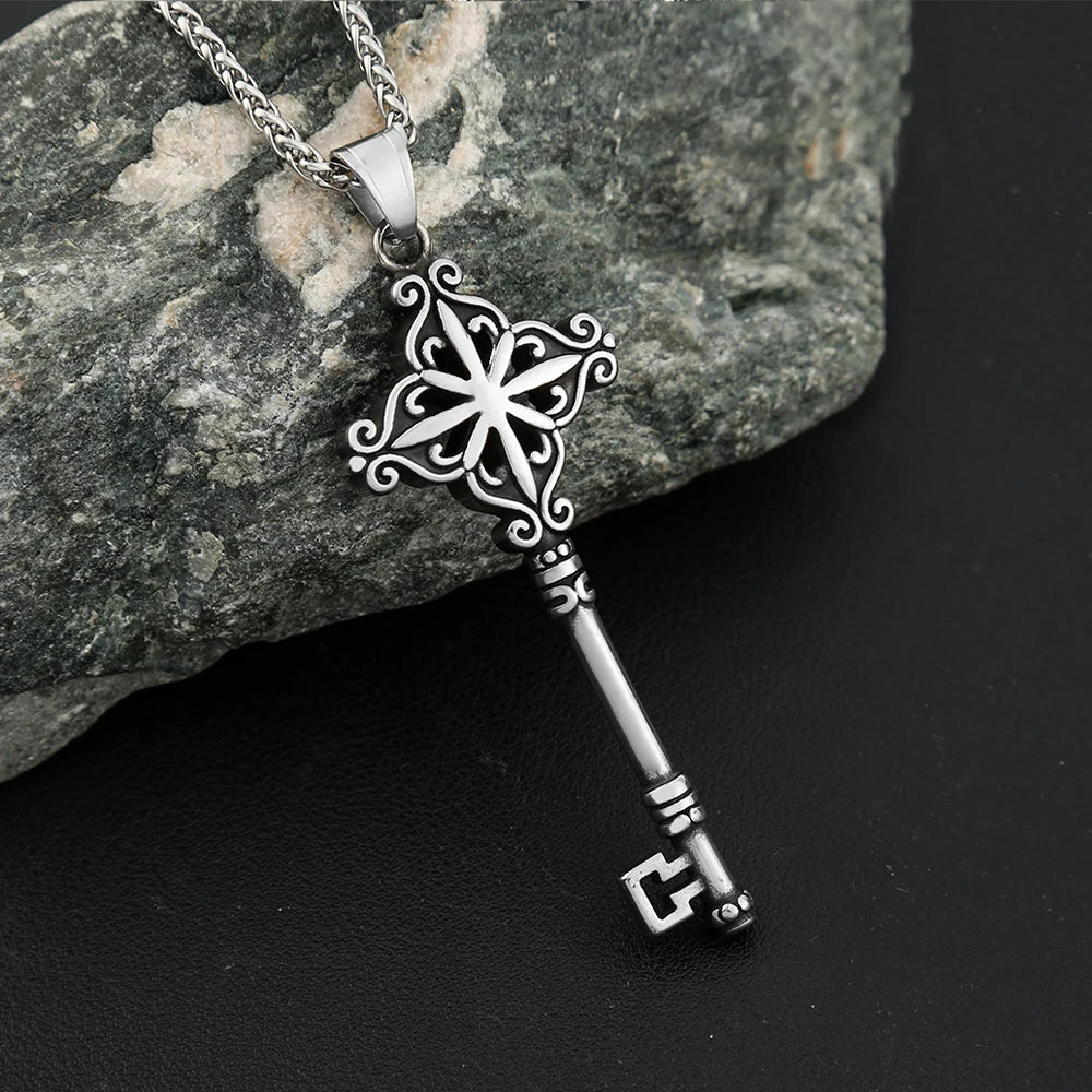 PENDRA Keyforge 316L Stainless Steel Key Pendant
