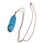 PENDRA Tree Life Crystal Chain Necklace